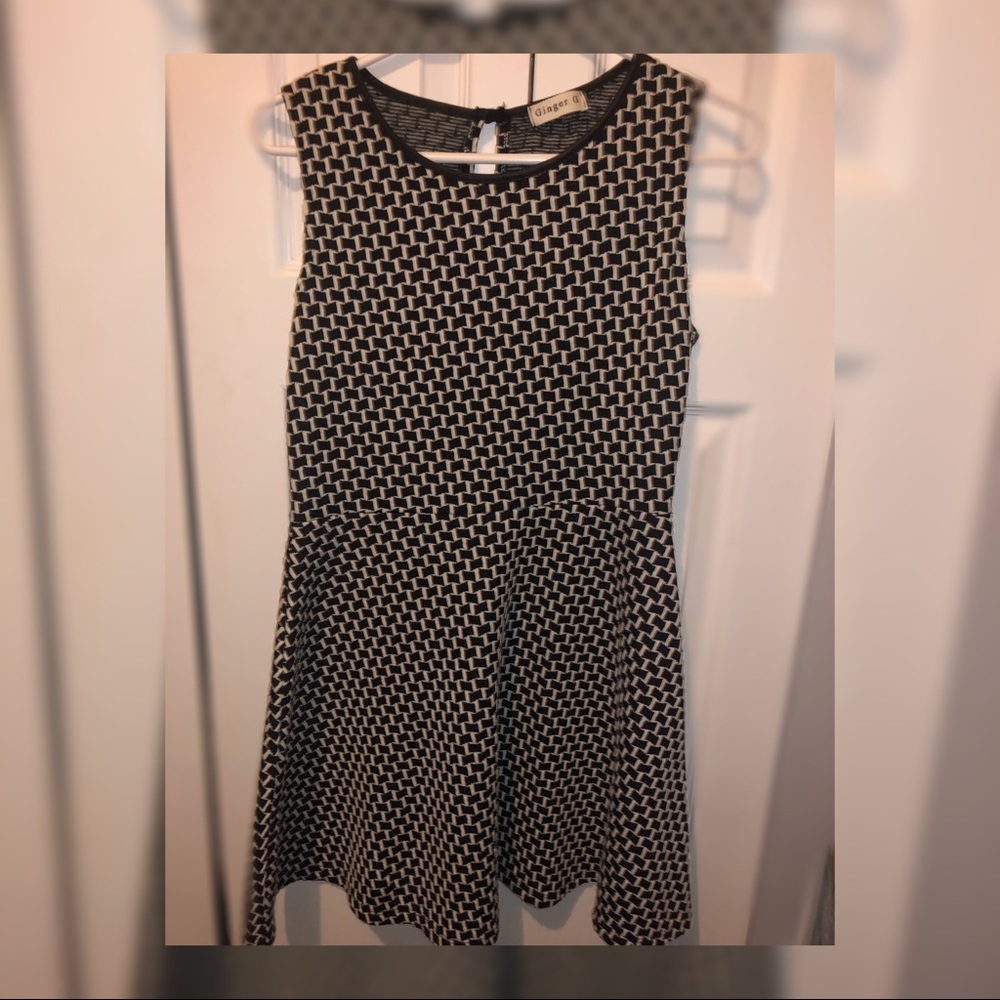 Black and White Dress